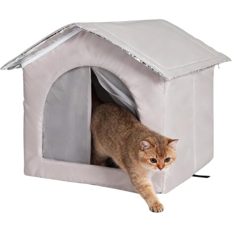 d ext rieur pour chat avec filet chaud r sistant aux intemp (1/5)