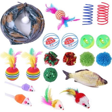 de Jouets pour Chats Tunnel Chat avec Balle Paillettes et (1/5)