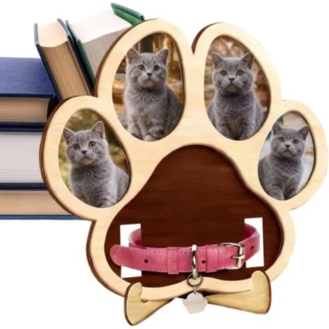 Comm moratif pour Chien Porte Photo en Bois pour Souvenir (1/5)