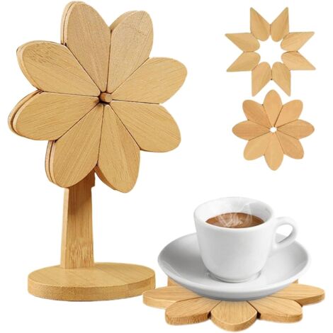 De Trivets en Bois Supports Antid rapants Moulin Vent (1/5)
