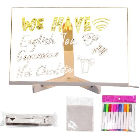 Lumineux LED avec Couleurs Note M mo Brillante criture (1/5)