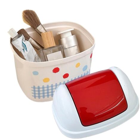 de Bureau Mini Mini Poubelle de Bureau pour Salle de Bain (1/5)