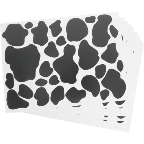 Feuilles Autocollants Vache Auto Adh sifs D coration Murale (1/5)