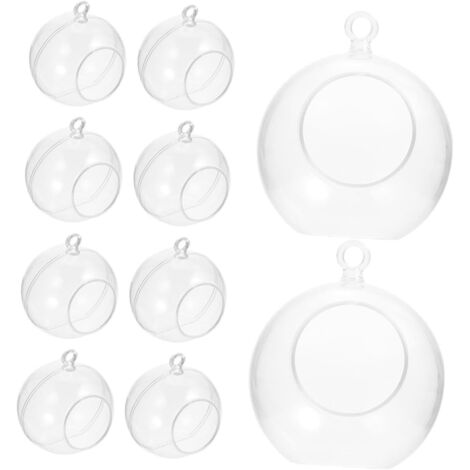 Pi ces Boules de No l Transparentes Remplir D corations (1/5)