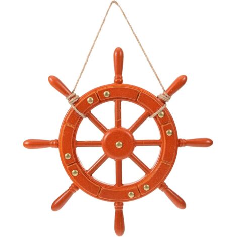 Ornement D coratif De Volant De Bateau en Bois Style M (1/5)