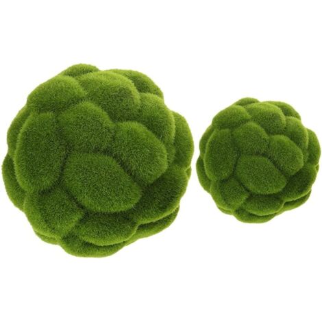 De 2 Boules Suspendues Artificielles Vertes R alistes pour D (1/5)