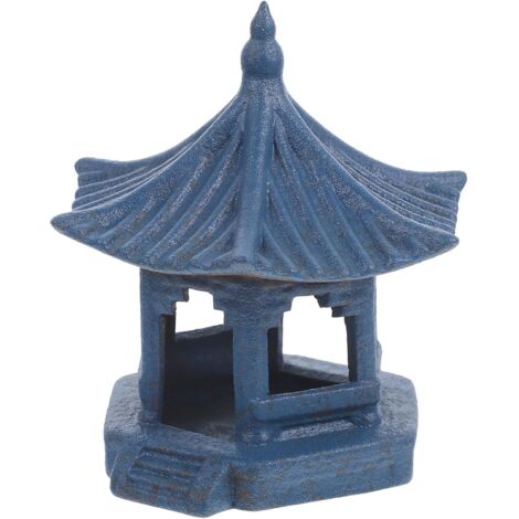 Pavillon Hexagonal D coratif en R sine Vert Fonc Ornement (1/5)
