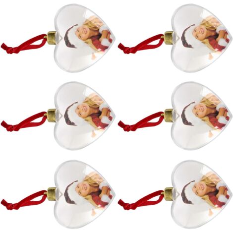 de 6 Pendentifs Photo DIY en Plastique Transparent D (1/5)