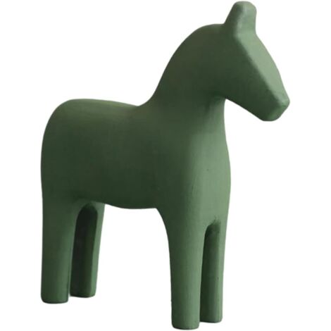 Cheval en Bois Sculpt Main Ornement Bureau et tag re D (1/5)