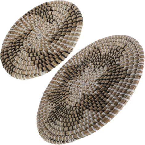 de 2 Set de Pendentifs Muraux en Tissage D Beige D corations (1/5)