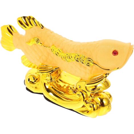 coration de Voiture en R sine Fengshui Poisson Dor 12 CM (1/5)
