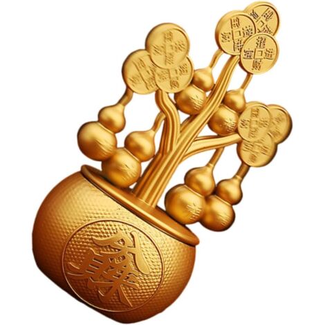 Feng Shui Dor avec WU Lou Arbre Chance Richesse D coration (1/5)