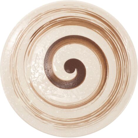En C ramique 15 Cm Diam tre Motif Spirale Mat R sistance (1/5)
