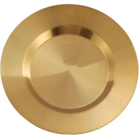 Plate en Acier Inoxydable Dor 20 CM Assiette P tes M (1/5)