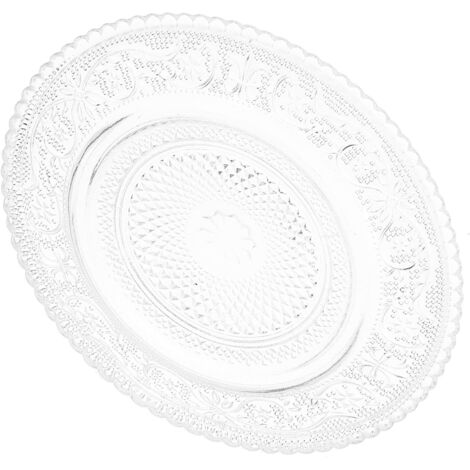 Pi ces Assiettes Verre Transparentes D coratives pour Fruits