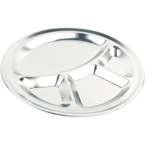 Inox Compartiments Plate Ronde Divis e Plateau Service (1/5)