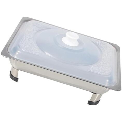 Carr e Inoxydable Multifonction Pour Buffet 4 Pieds Plateau (1/5)
