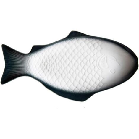 C ramique Cr ative Forme de Poisson Vert Fonc Plat (1/5)