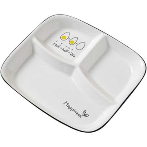 De Service C ramique Compartiments Plat Divis pour Repas (1/5)