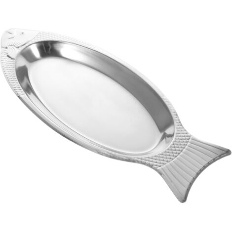 Poisson Ovale En Acier Inoxydable 39 Cm Aimant Pour Cuisson