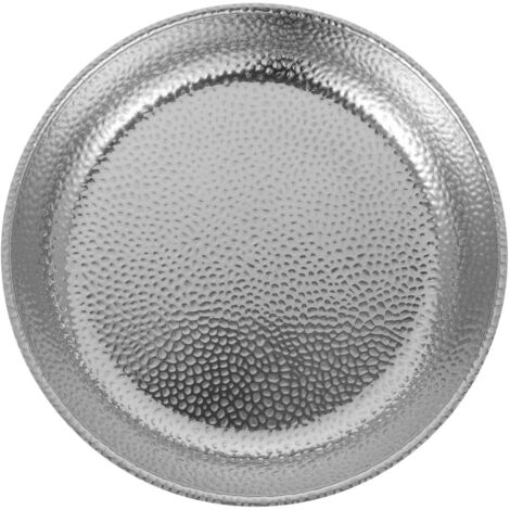 en Acier Inoxydable Martel e 22 Cm Plateau repas Rond Argent (1/5)
