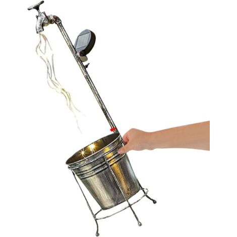 Solaire D corative Jardin R tro Robinet et Jardini re (1/5)
