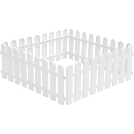 pi ces Cl ture de Jardin Blanche Panneau D coratif Renforc (1/5)