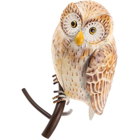 Hibou M tal R aliste pour Table Ornement Animal Vintage pour (1/5)