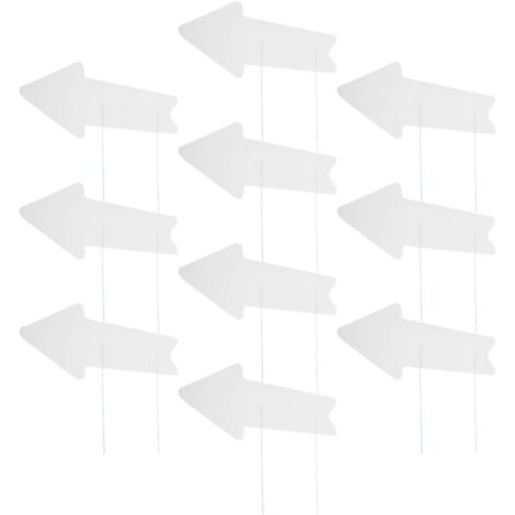 De Jardin Vierge Piquets Plastique 10 Pi ces Pour (1/5)