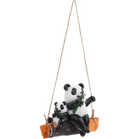 coration Animale Pandas R sine Ornement Cr atif Ext rieur (1/5)