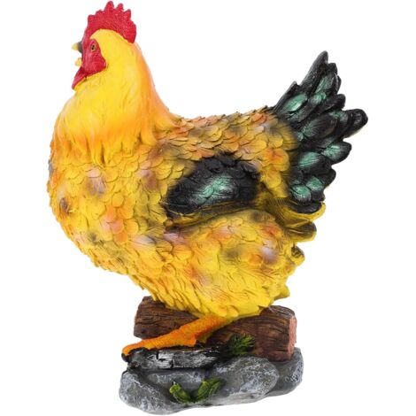 coration De Poule R sine Figurine Animaux De Volaille (1/5)