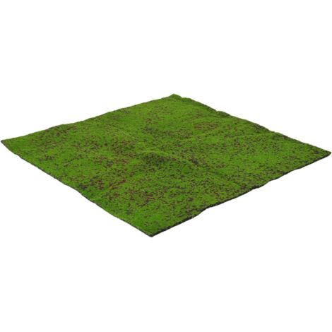 de Mousse Synth tique R aliste 1X1 M Rouge Gazon Artificiel (1/5)