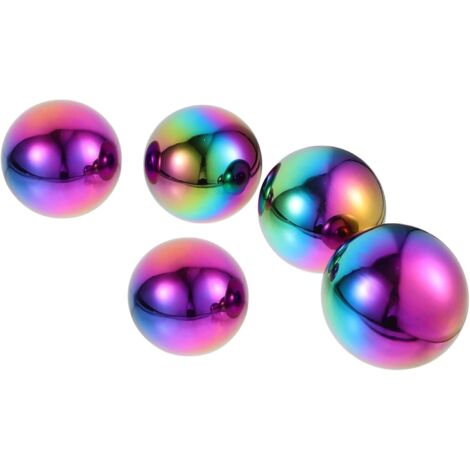 pi ces Boules de Jardin Acier Inoxydable Miroir Poli Lot de (1/5)
