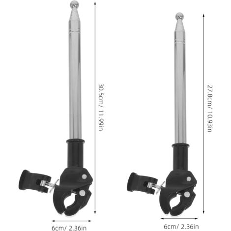 pi ces Support de M t de Drapeau V lo Acier Inoxydable R (1/5)