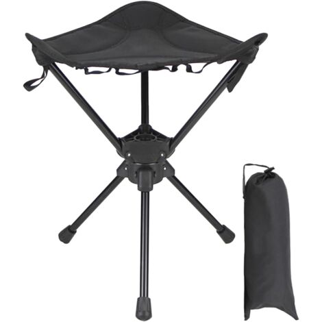 Pliante Chaise Pliante Compacte Pivotante Tabouret Randonn e (1/5)