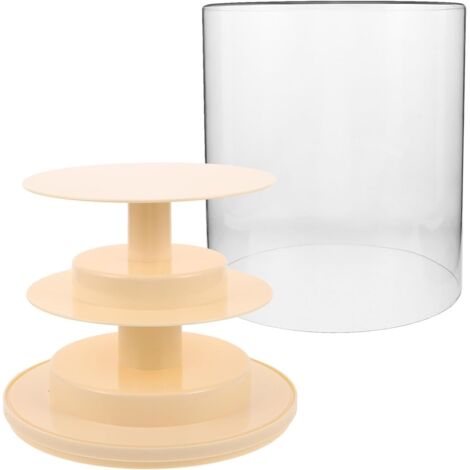 Rotative Transparente en Acrylique Grosse Taille Bo te de (1/5)