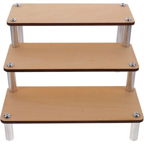 re Bois Niveaux pour Collection et Maquillage Support Stable (1/5)