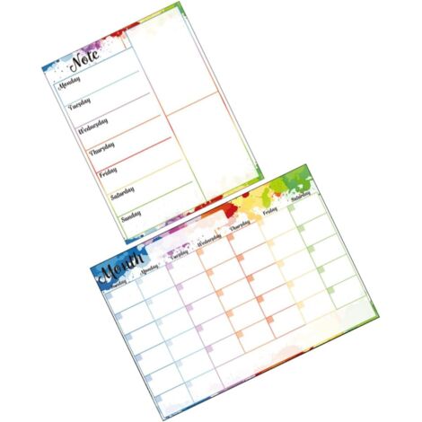 Pi ces Tableau Blanc Lot Pour R frig rateur Calendrier Effa (1/5)