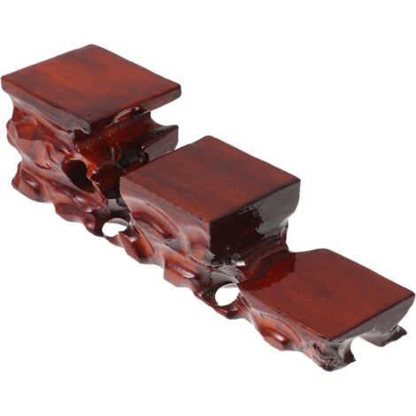 Bois Sculpt pour Th i re Ancienne Socle Stable Bois Rouge (1/5)