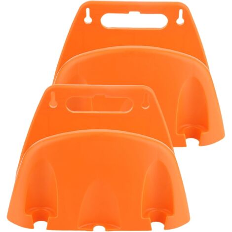 Mural pour Tuyau D Arrosage en Plastique Robuste Orange Lot (1/5)