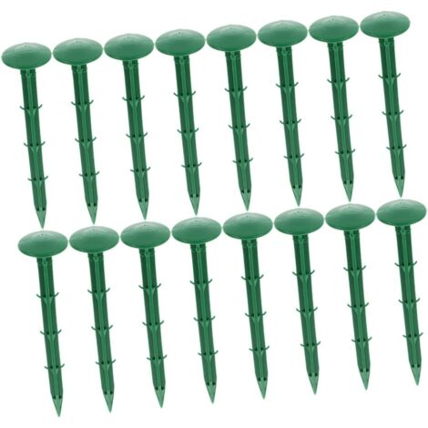 pi ces Piquets de Jardin Plastique Vert Lot de Fixations Sol (1/5)