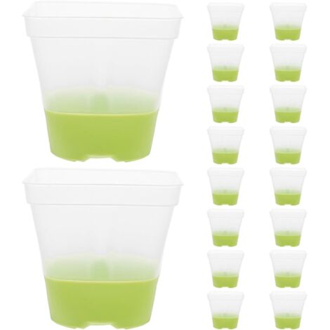 de 18 Pots de Semis Carr s Transparents en Silicone avec (1/5)