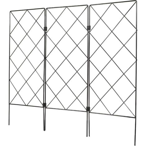 de Plantes Grimpantes Fer Pliable Treillis de Jardin R (1/5)