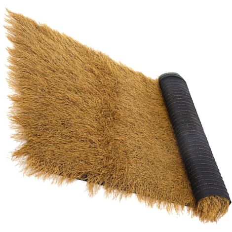 Fausse Chaume D corative Jaune Naturel pour Jardin Patio