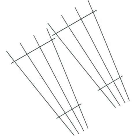 De 2 Treillis pour Plantes Grimpantes en Fer 18x40 Cm (1/5)