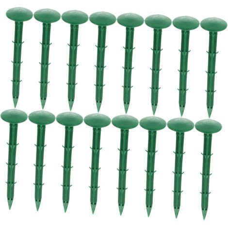 pi ces Piquets de Jardin Plastique Vert Fixation Sol pour (1/5)