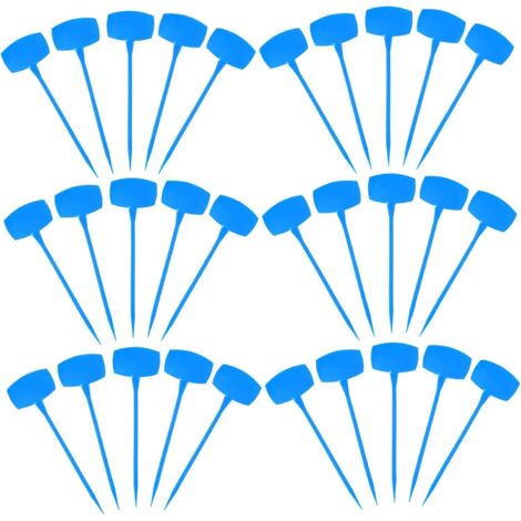 Pi ces tiquettes de Plantes T type Bleu Lot de Marqueurs (1/5)