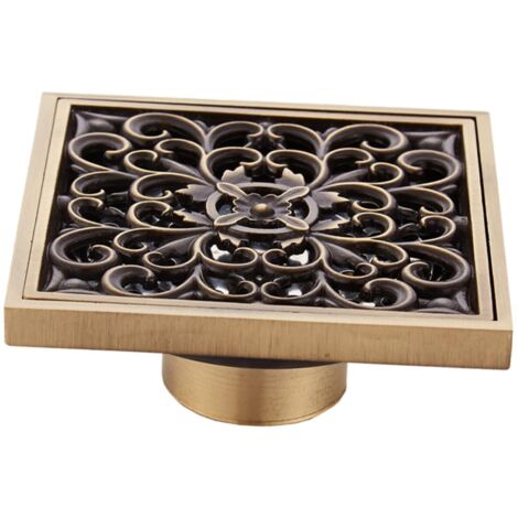 De Drain Carr En Laiton Antique Antipuanteur Pour Balcon Et (1/5)