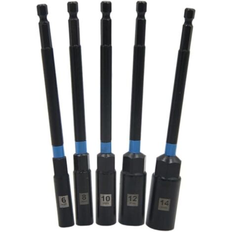 de 5 cl s douille hexagonales 150 mm pour tournevis (1/5)