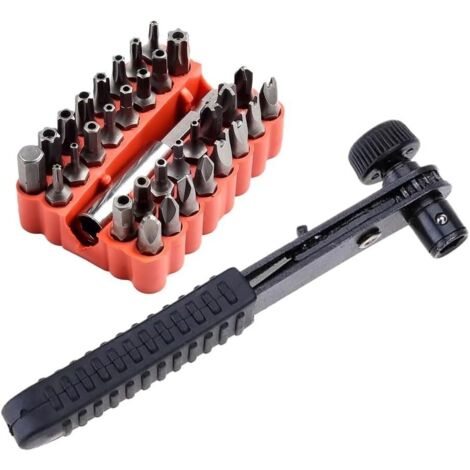 de 33 forets en acier au carbone avec porte embout magn (1/5)